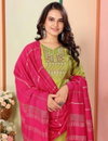 Pavitra By Nsf Cotton Silk Top With Bottom Dupatta Online Wholesale